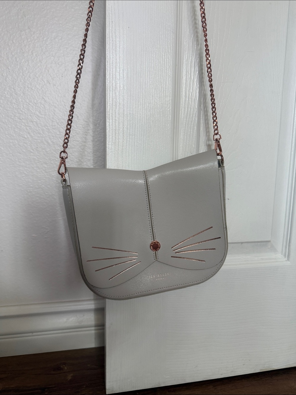 Ted Baker London Cat Leather Crossbody Bag